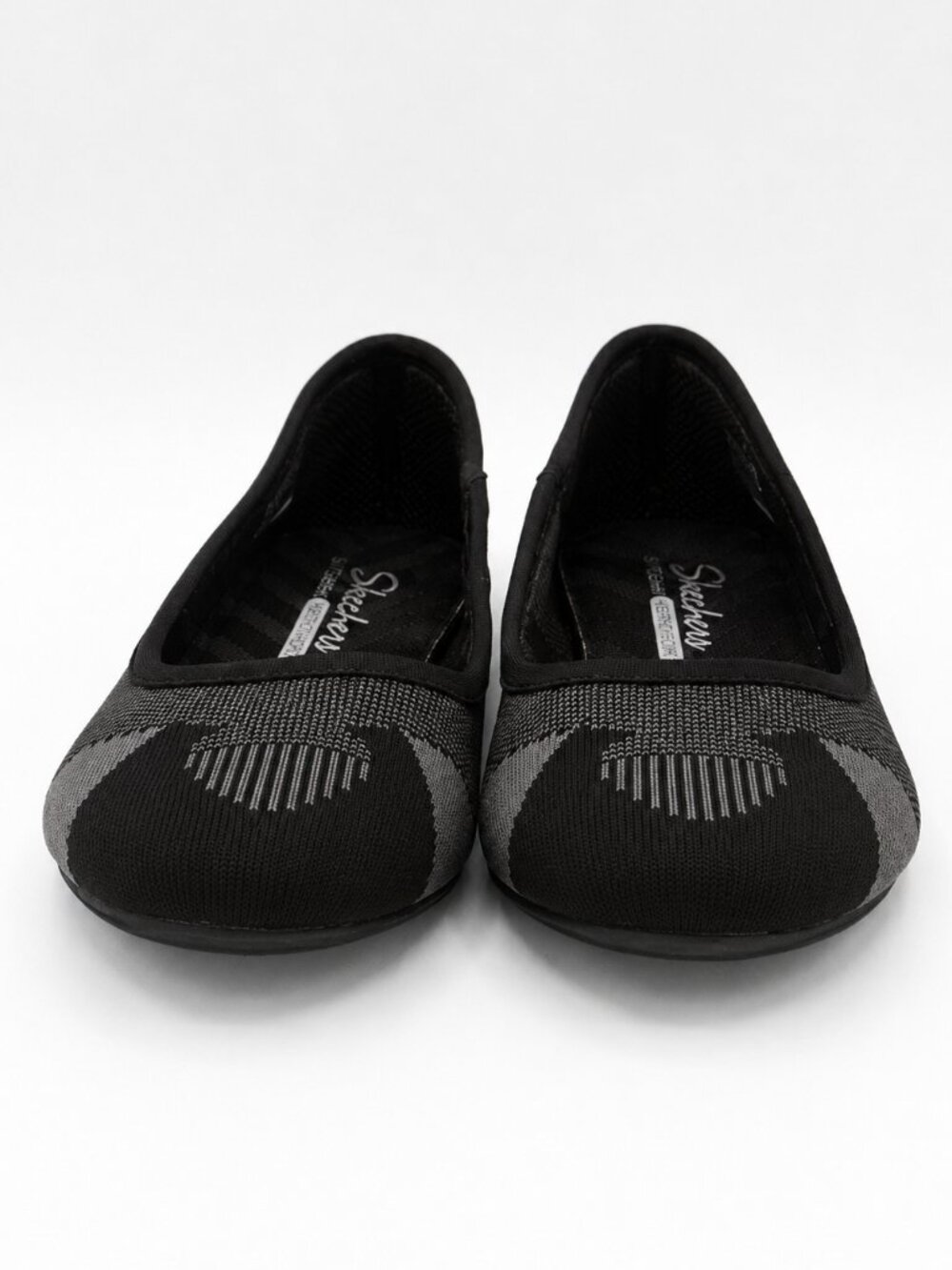 Skechers StretchFit Cleo-Wham Ballet Flats Size 9.5 Black/Charcoal NWOT - Picture 9 of 16